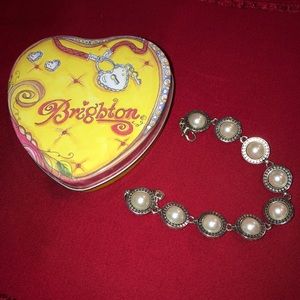 Brighton pearl and silver bracelet